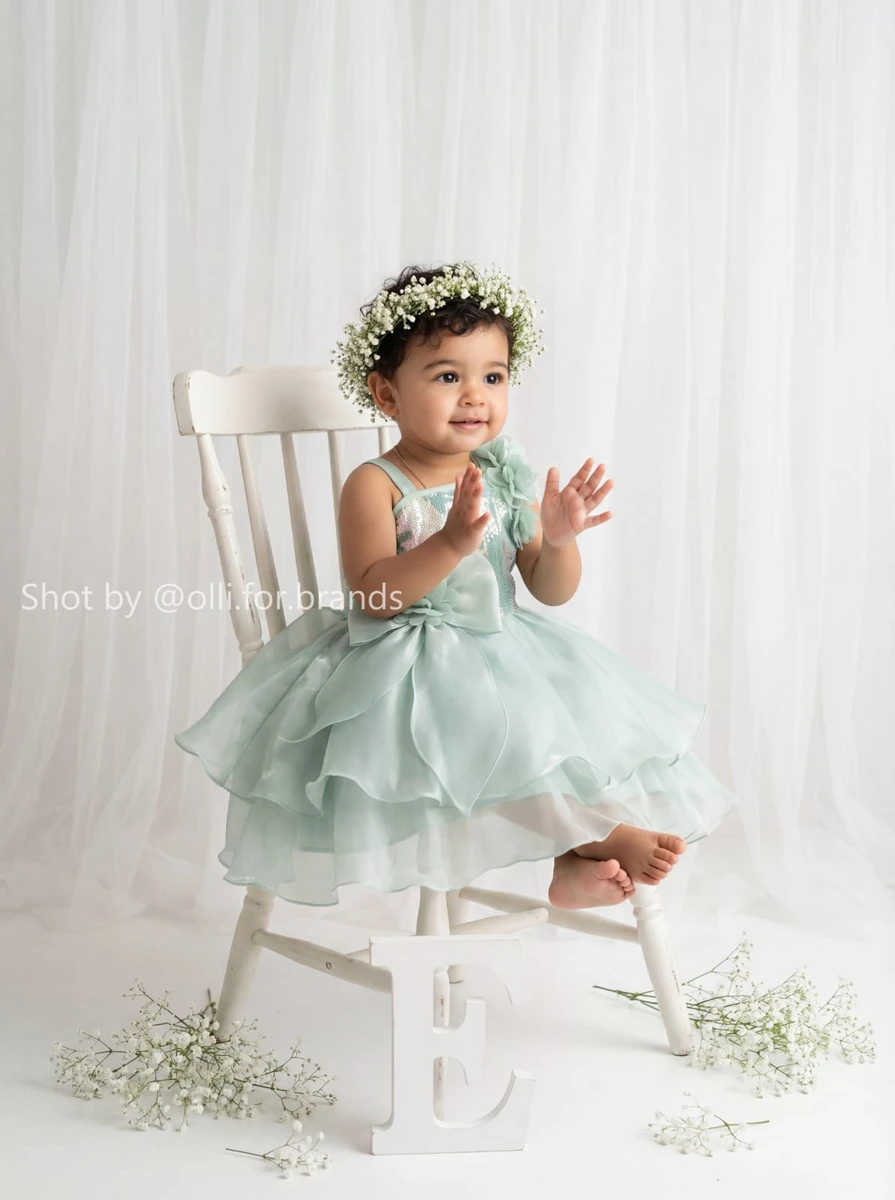 Mint Tulle Dress kids' wear lookbook image.