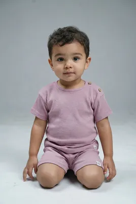 Purple Toddler Co-ord kids' wear lookbook image.